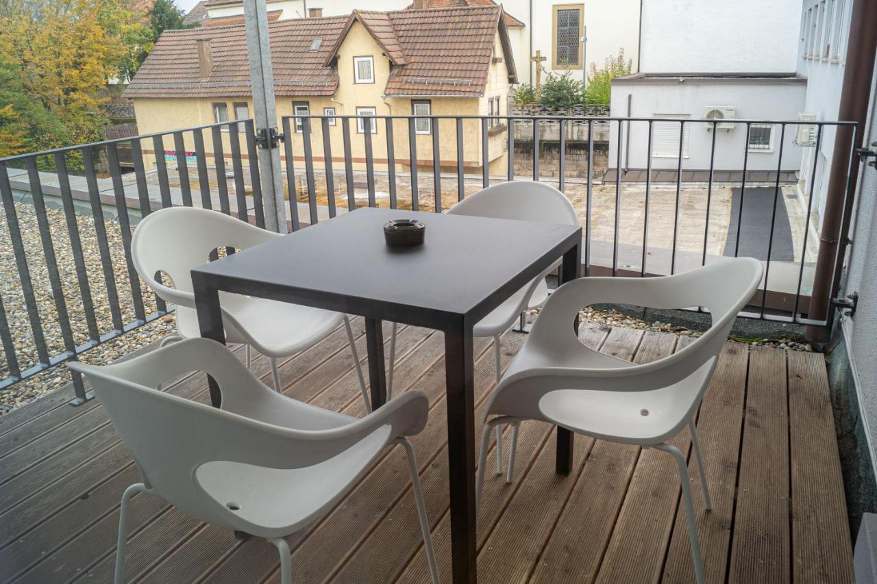 Apartmenthaus Marktstrasse Neckarsulm Buitenkant foto